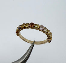 Load image into Gallery viewer, Rainbow diamond ring with 1,59 ct. diamonds