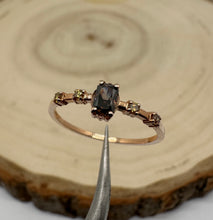 Load image into Gallery viewer, 14 ct. rose gold ring with 0,33 tcw. diamonds