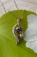 Load image into Gallery viewer, Necklace in 14 ct. pink gold with 0,56 tcw. diamonds
