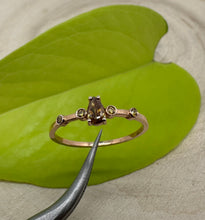 Load image into Gallery viewer, 14 ct. rose gold ring with 0,31 tcw. diamonds