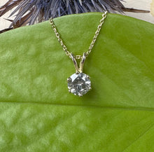 Load image into Gallery viewer, 14 ct. yellow gold necklace with 0,93 ct. diamond