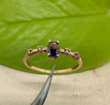 Load image into Gallery viewer, 14 ct. rose gold ring with 0,33 tcw. diamonds