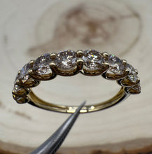 Load image into Gallery viewer, 14 ct. gold ring with 1,66 ct. natural diamonds