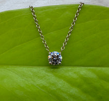 Load image into Gallery viewer, 14 ct. gold chain with 0,45 ct. natural diamond