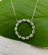 Load image into Gallery viewer, Necklace in 18 ct. gold with 0,60 tcw. diamonds