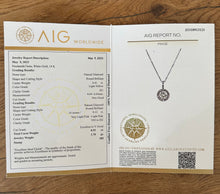 Load image into Gallery viewer, Necklace in 14 ct. white gold with 0,51 tcw. natural diamonds