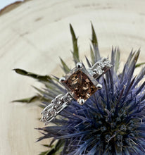 Load image into Gallery viewer, Diamond ring in 14 ct. white gold with 1,20 tcw. diamonds.