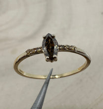 Load image into Gallery viewer, 14 ct. yellow gold ring with 0,32 tcw. diamonds