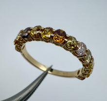 Load image into Gallery viewer, Rainbow diamond ring with 1,59 ct. diamonds