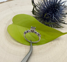 Load image into Gallery viewer, Diamond ring in 14 ct. white gold with 1,20 tcw. diamonds.
