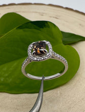 Load image into Gallery viewer, Ring in 14 ct. white gold with 1,37 tcw. diamonds.