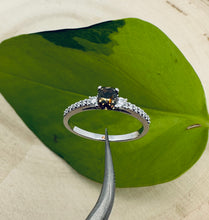 Load image into Gallery viewer, Diamondring in 14 ct. white gold with 0,83 tcw. natural diamonds