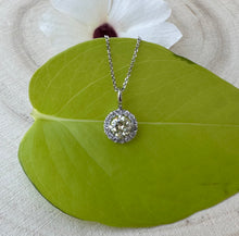 Load image into Gallery viewer, Necklace in 14 ct. white gold with 0,54 tcw. diamonds