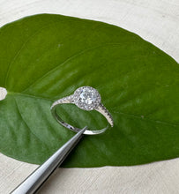 Load image into Gallery viewer, Diamondring in 14 ct. white gold with 0,84 tcw. natural diamonds