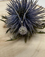 Load image into Gallery viewer, Necklace in 14 ct. white gold with 0,51 tcw. natural diamonds