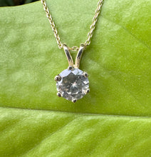 Load image into Gallery viewer, 14 ct. yellow gold necklace with 0,93 ct. diamond