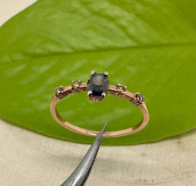 Load image into Gallery viewer, 14 ct. rose gold ring with 0,33 tcw. diamonds