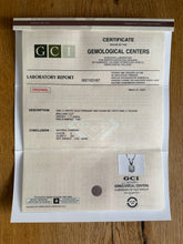 Load image into Gallery viewer, Necklace in 14 ct. white gold with 0,52 ct. diamond