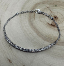 Load image into Gallery viewer, Bracelet in 14 ct. white gold with 0,89 ct. natural diamonds