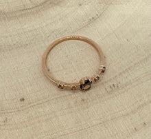 Load image into Gallery viewer, 14 ct. rose gold ring with 0,33 tcw. diamonds