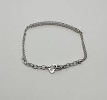 Load image into Gallery viewer, Bracelet in 14 ct. white gold with 0,89 ct. natural diamonds