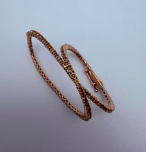 Load image into Gallery viewer, Tennis bracelet in 14 ct. rose gold with 0,95 tcw. diamonds