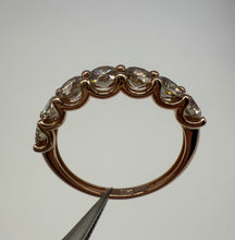 Load image into Gallery viewer, Diamond ring in 14 ct. rose gold with 1,39 tcw. natural diamonds