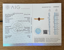 Load image into Gallery viewer, 14 ct. rose gold ring with 0,33 tcw. diamonds