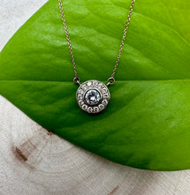 Load image into Gallery viewer, Necklace in 18 ct. pink gold with 0,87 tcw. diamonds