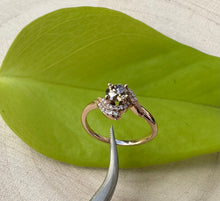 Load image into Gallery viewer, Diamondring in 14 ct. pink gold with 0,73 tcw. natural diamonds