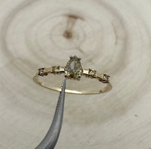 Load image into Gallery viewer, Ring in 14 ct. yellow gold with 0,39 tcw. natural diamonds.