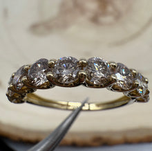 Load image into Gallery viewer, 14 ct. gold ring with 1,66 ct. natural diamonds