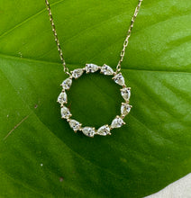 Load image into Gallery viewer, Necklace in 18 ct. gold with 0,60 tcw. diamonds
