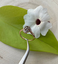 Load image into Gallery viewer, Diamondring in 14 ct. pink gold with 0,73 tcw. natural diamonds