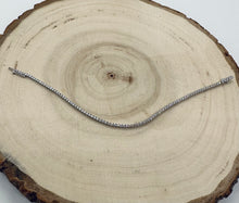 Load image into Gallery viewer, Tennis bracelet in 14 ct. white gold with 2,20 ct. natural diamonds