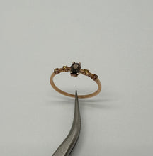 Load image into Gallery viewer, 14 ct. rose gold ring with 0,33 tcw. diamonds