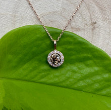 Load image into Gallery viewer, Necklace in 14 ct. pink gold with 0,53 tcw. diamonds