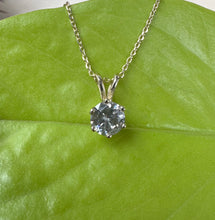 Load image into Gallery viewer, 14 ct. yellow gold necklace with 0,93 ct. diamond