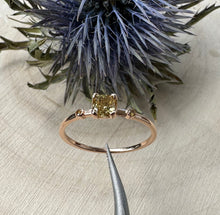 Load image into Gallery viewer, Diamond ring in 14 ct. rose gold with 0,34 tcw. diamonds.