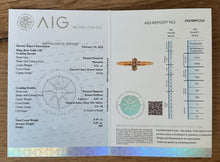 Load image into Gallery viewer, 14 ct. rose gold ring with 0,36 tcw. diamonds