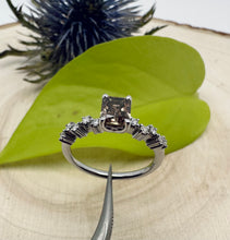Load image into Gallery viewer, Diamond ring in 14 ct. white gold with 1,20 tcw. diamonds.