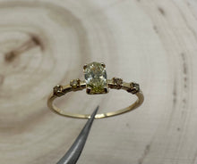 Load image into Gallery viewer, Ring in 14 ct. gold with 0,39 tcw. diamonds.