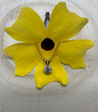 Load image into Gallery viewer, 14 ct. white gold necklace with 0,61 ct. diamond