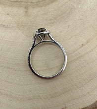 Load image into Gallery viewer, Ring in 14 ct. white gold with 1,37 tcw. diamonds.