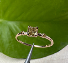 Load image into Gallery viewer, Diamond ring in 14 ct. rose gold with 0,34 tcw. diamonds.