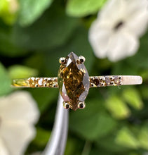 Load image into Gallery viewer, 14 ct. yellow gold ring with 0,32 tcw. diamonds