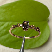 Load image into Gallery viewer, 14 ct. rose gold ring with 0,33 tcw. diamonds