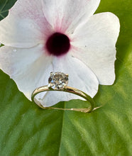 Load image into Gallery viewer, 14 ct. gold ring with 0,50 ct. natural diamond
