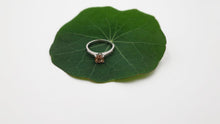 Load image into Gallery viewer, White Gold Ring with a big Yellow-Brown Center Diamond