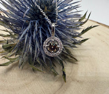 Load image into Gallery viewer, Necklace in 14 ct. white gold with 0,52 tcw. diamonds
